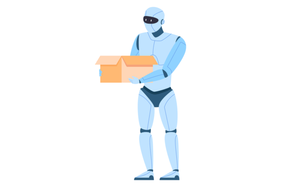 Download Robot Carry Open Cardboard Box. Android - Cardboard box Collection
