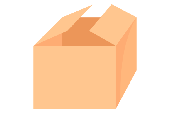 Download Open Cardboard Box Icon. Color Parcel Co - Cardboard box Collection