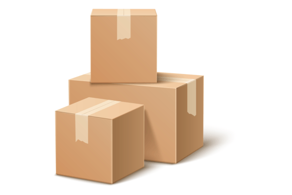 Download Cardboard Box Pile. Blank Closed Parcels - Cardboard box Collection