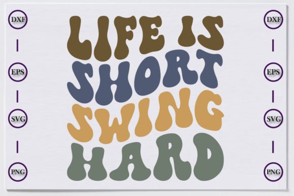 Download Golf Unique Retro T-shirt Design, Life I - Premium Bundle